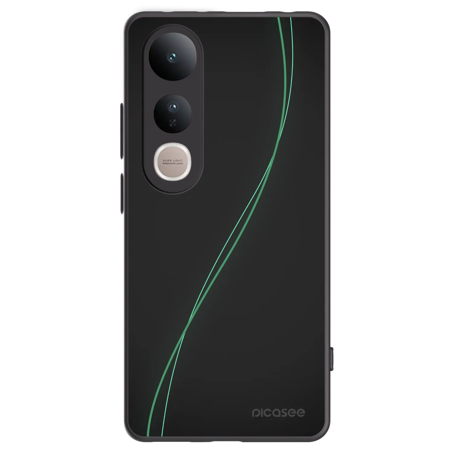 Picasee crna silikonska maskica za Vivo V50 Lite 5G - Be Different