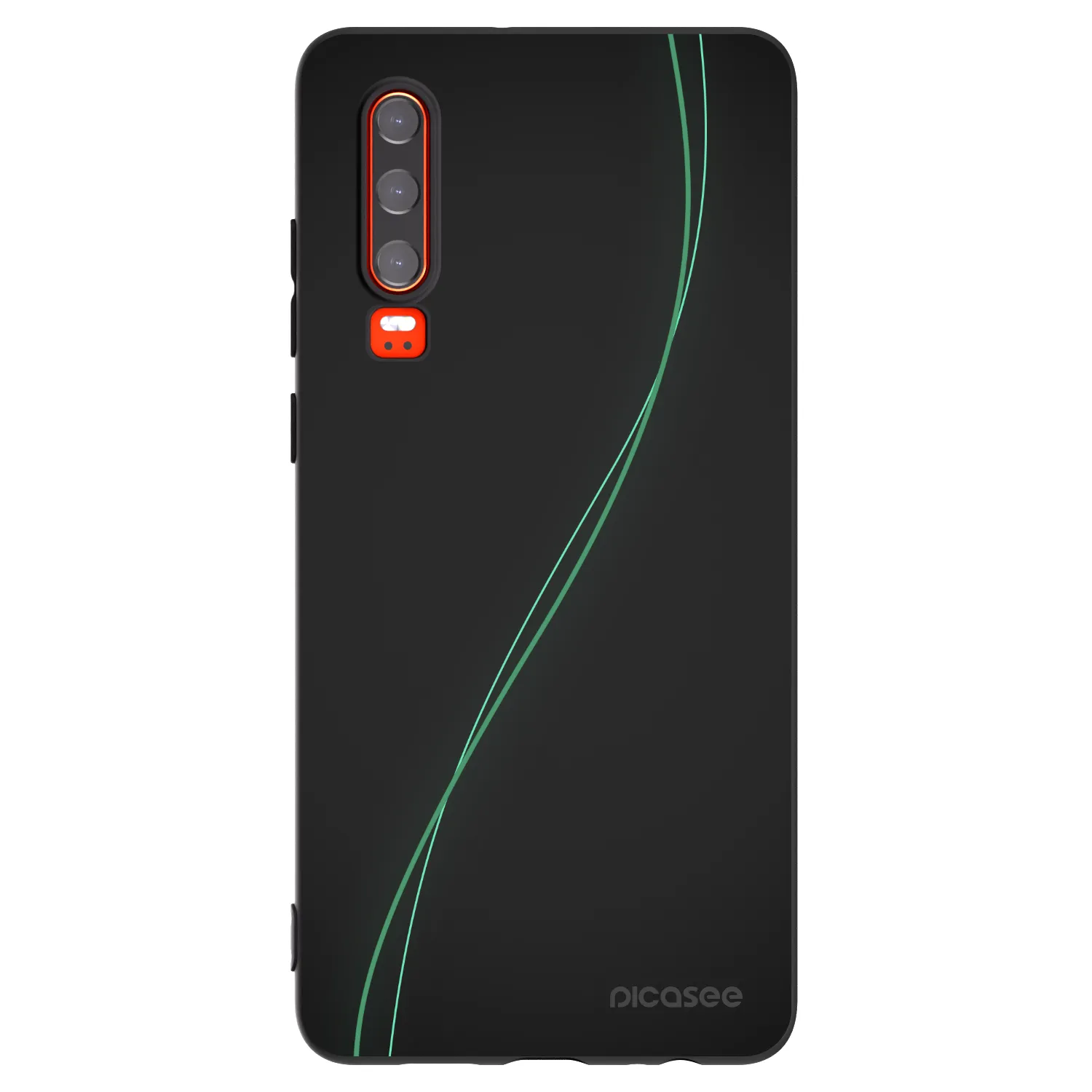 Picasee crna silikonska maskica za Huawei P30 - Be Different