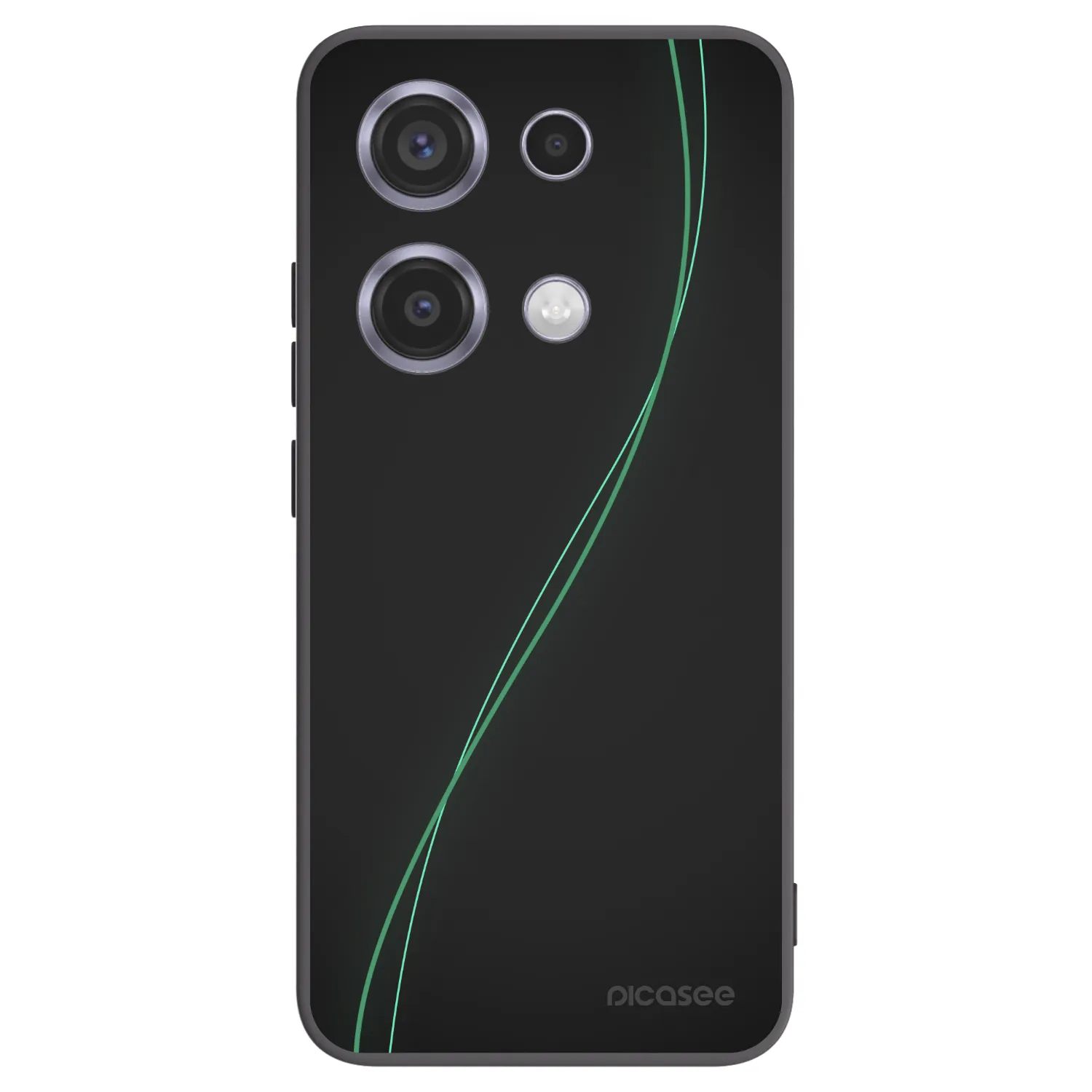 Picasee crna silikonska maskica za Xiaomi Redmi Note 14S - Be Different
