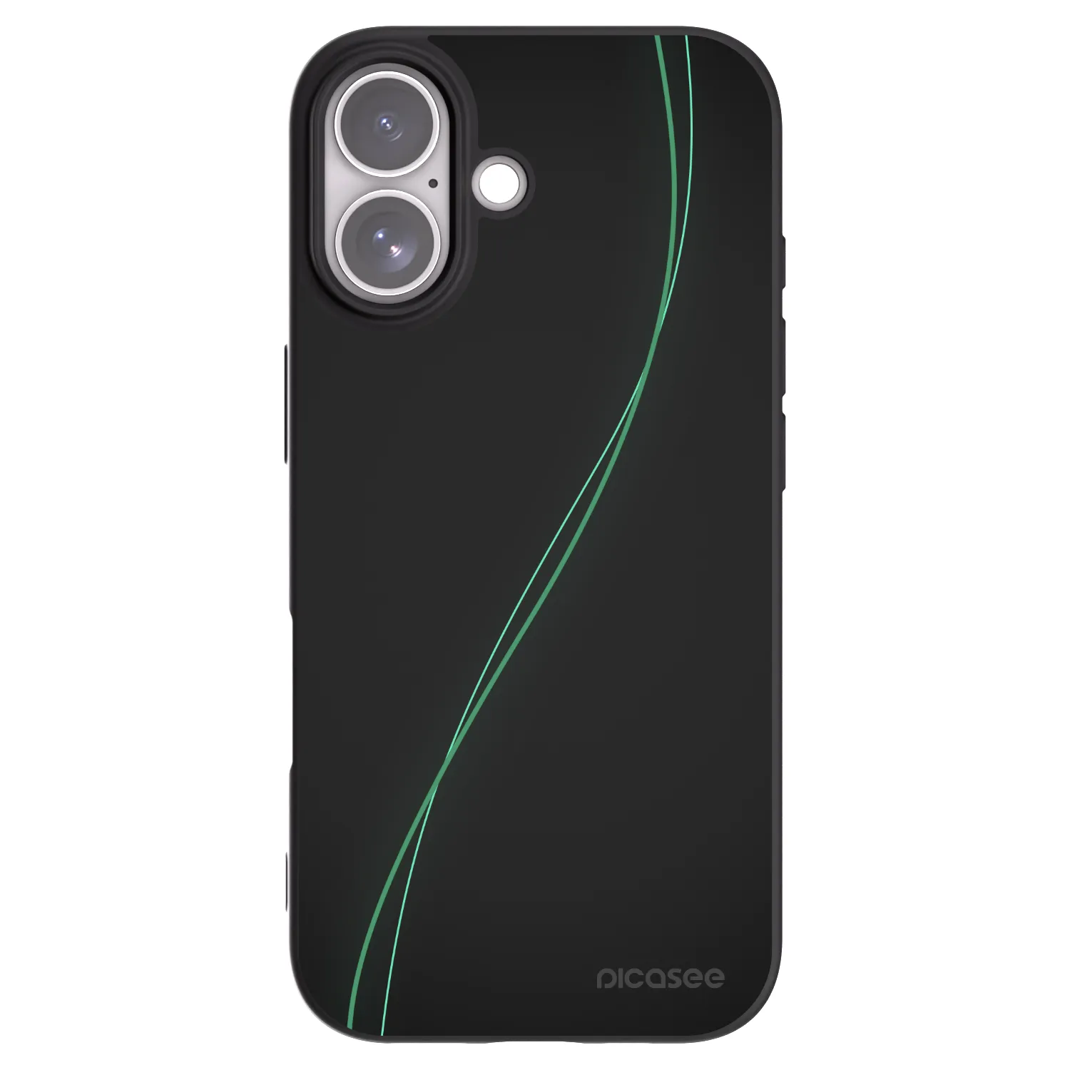 Picasee crna silikonska maskica za Apple iPhone 17 - Be Different