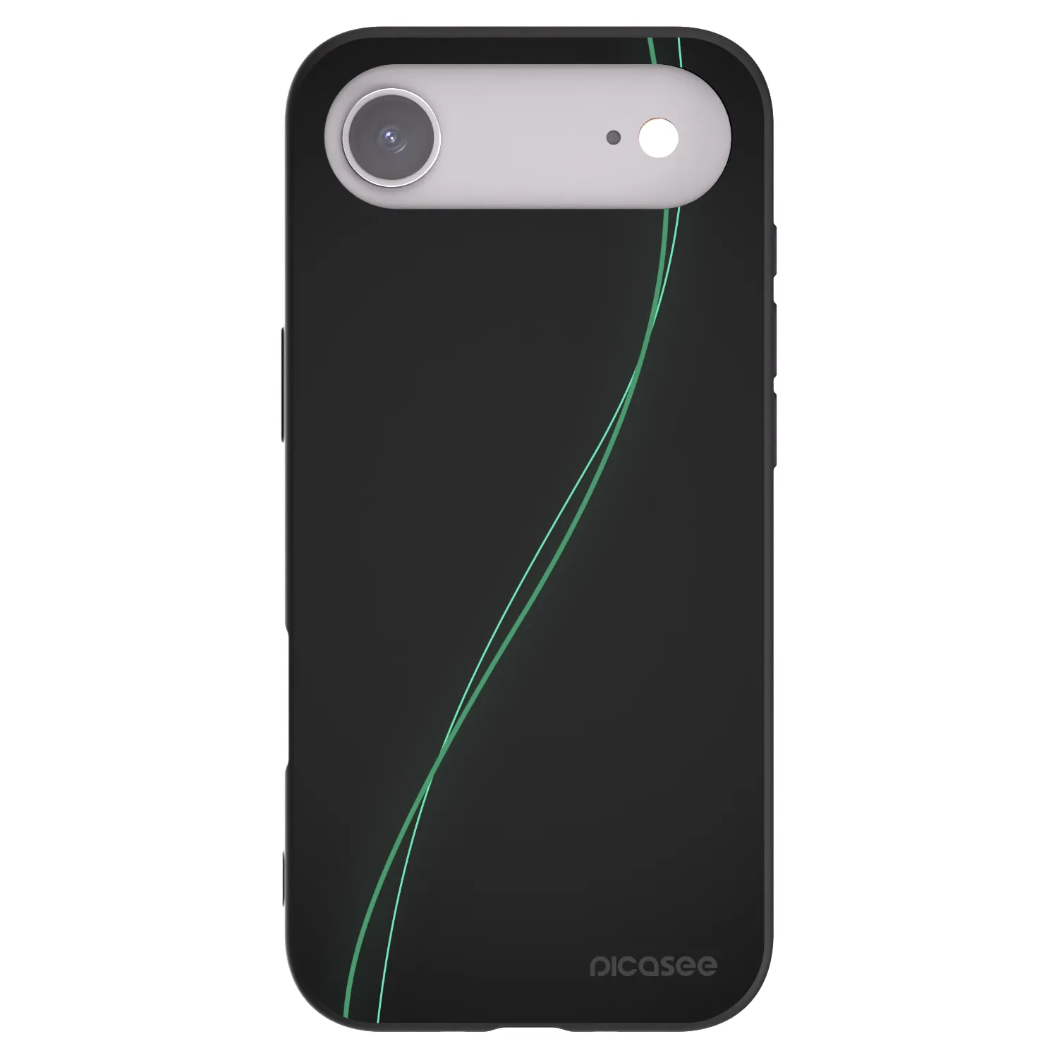 Picasee crna silikonska maskica za Apple iPhone Air - Be Different