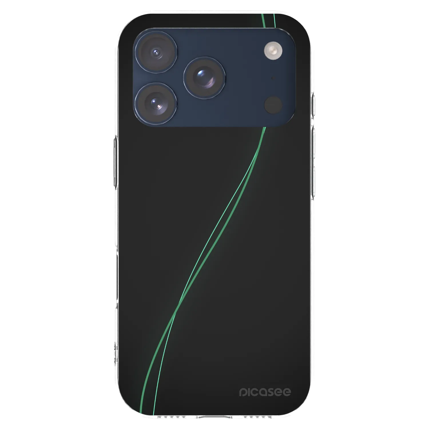 Picasee silikonska prozirna maskica za Apple iPhone 17 Pro - Be Different