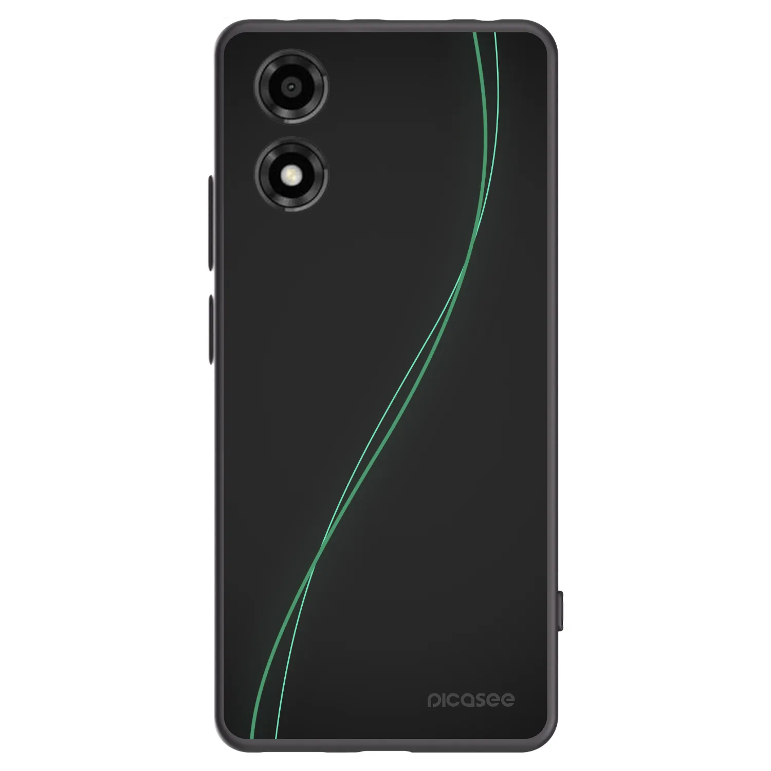 Picasee crna silikonska maskica za Motorola Moto E14 - Be Different