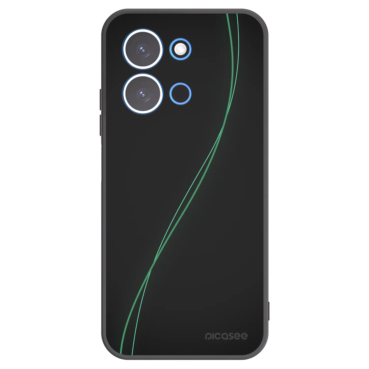 Picasee crna silikonska maskica za Xiaomi Redmi 15C 4G - Be Different