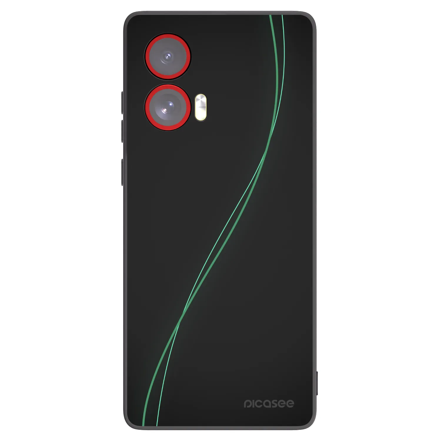 Picasee crna silikonska maskica za Motorola Edge 50 Fusion - Be Different