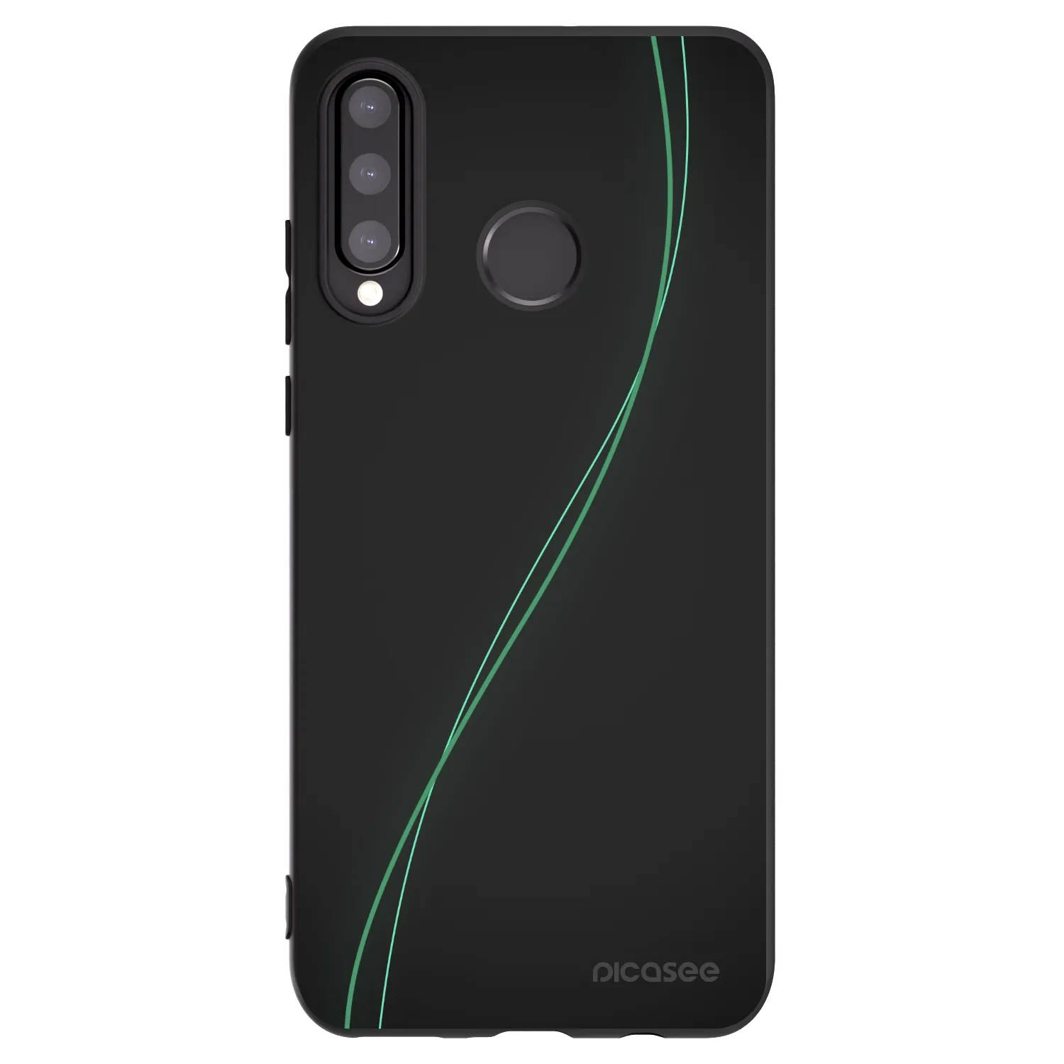 Picasee crna silikonska maskica za Huawei P30 Lite - Be Different