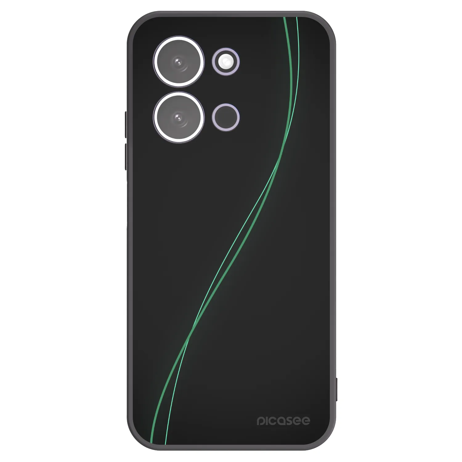 Picasee crna silikonska maskica za Xiaomi Redmi 15C 5G - Be Different