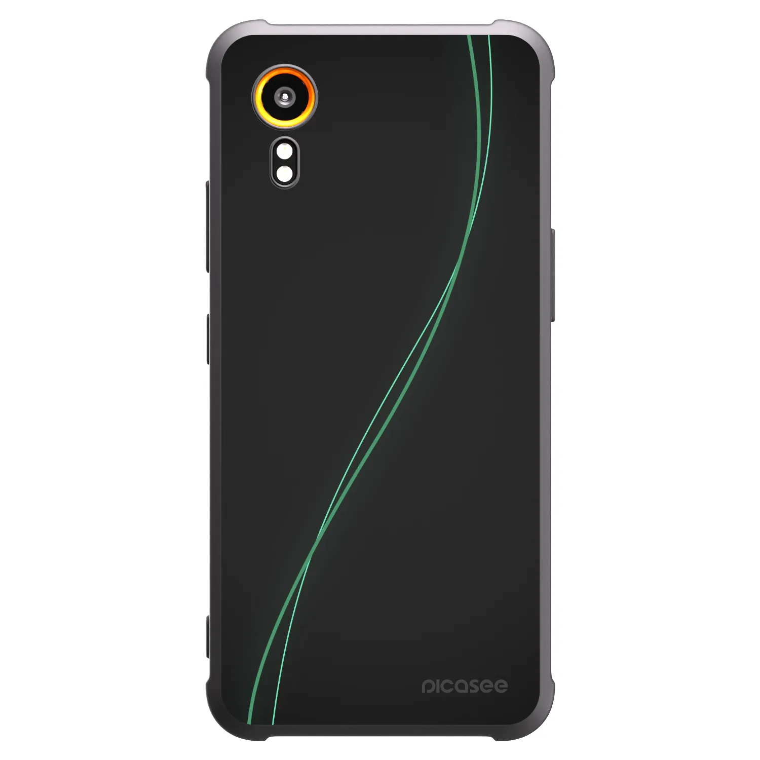 Picasee crna silikonska maskica za Samsung Galaxy Xcover 7 - Be Different