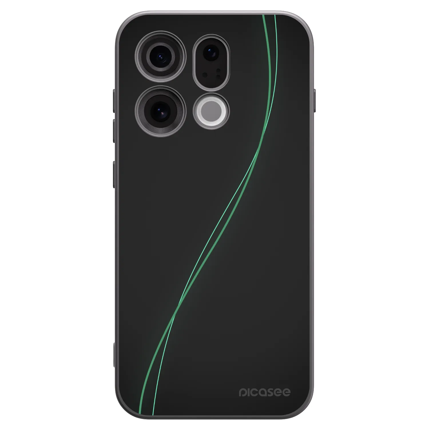 Picasee crna silikonska maskica za OPPO Find X9 - Be Different