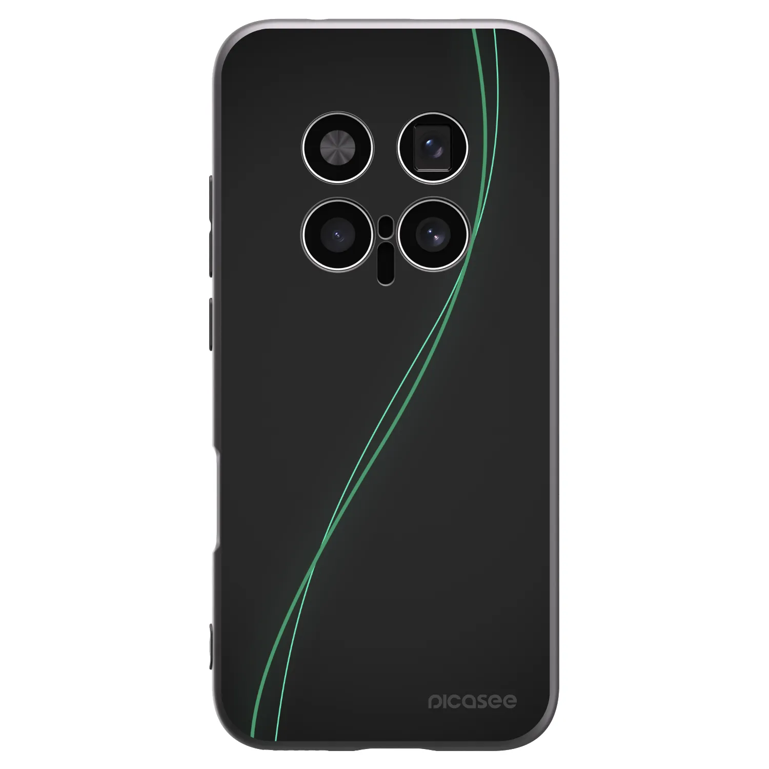 Picasee crna silikonska maskica za Honor Magic8 Pro 5G - Be Different