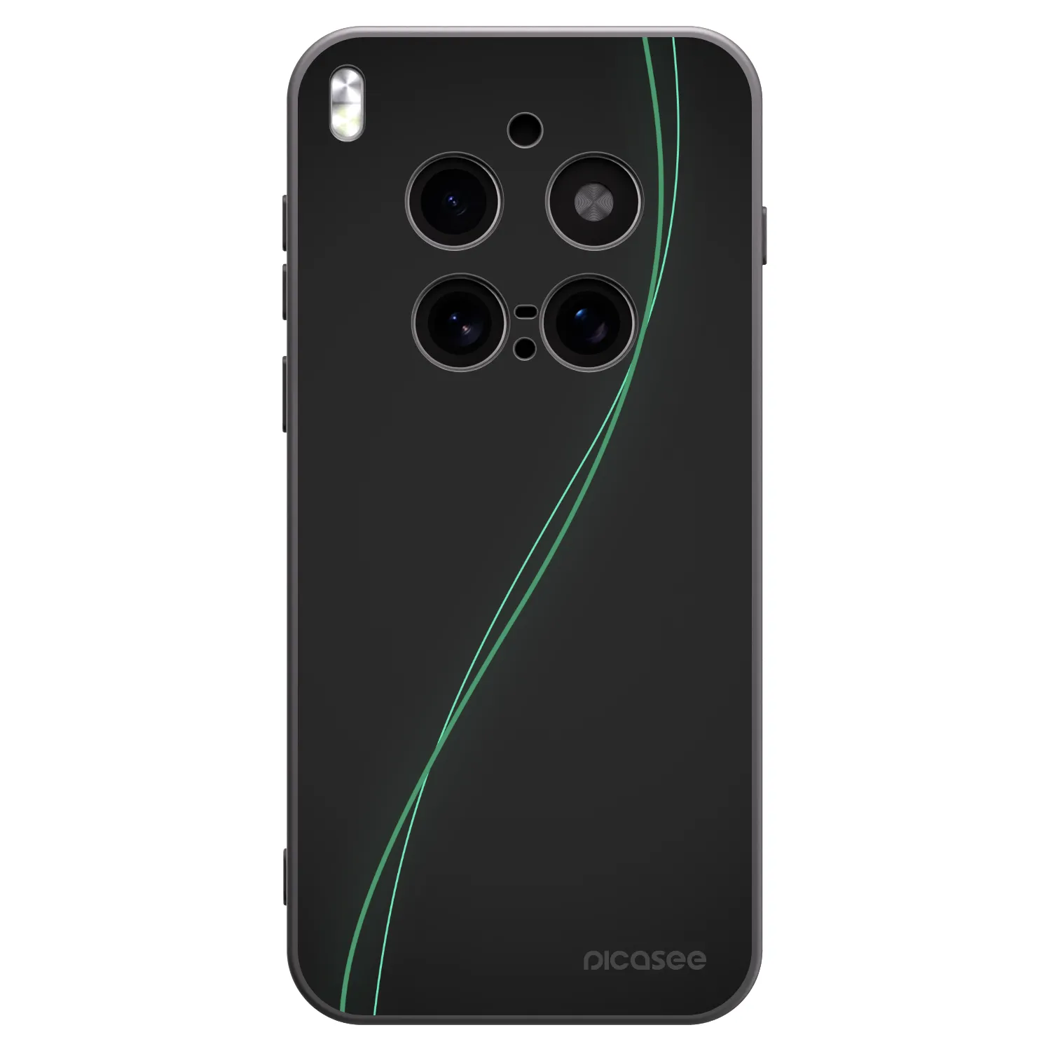 Picasee crna silikonska maskica za Vivo X300 Pro - Be Different