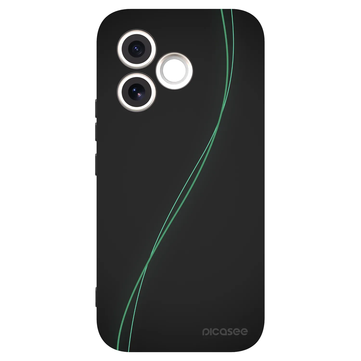 Picasee crna silikonska maskica za Honor 600 Lite - Be Different