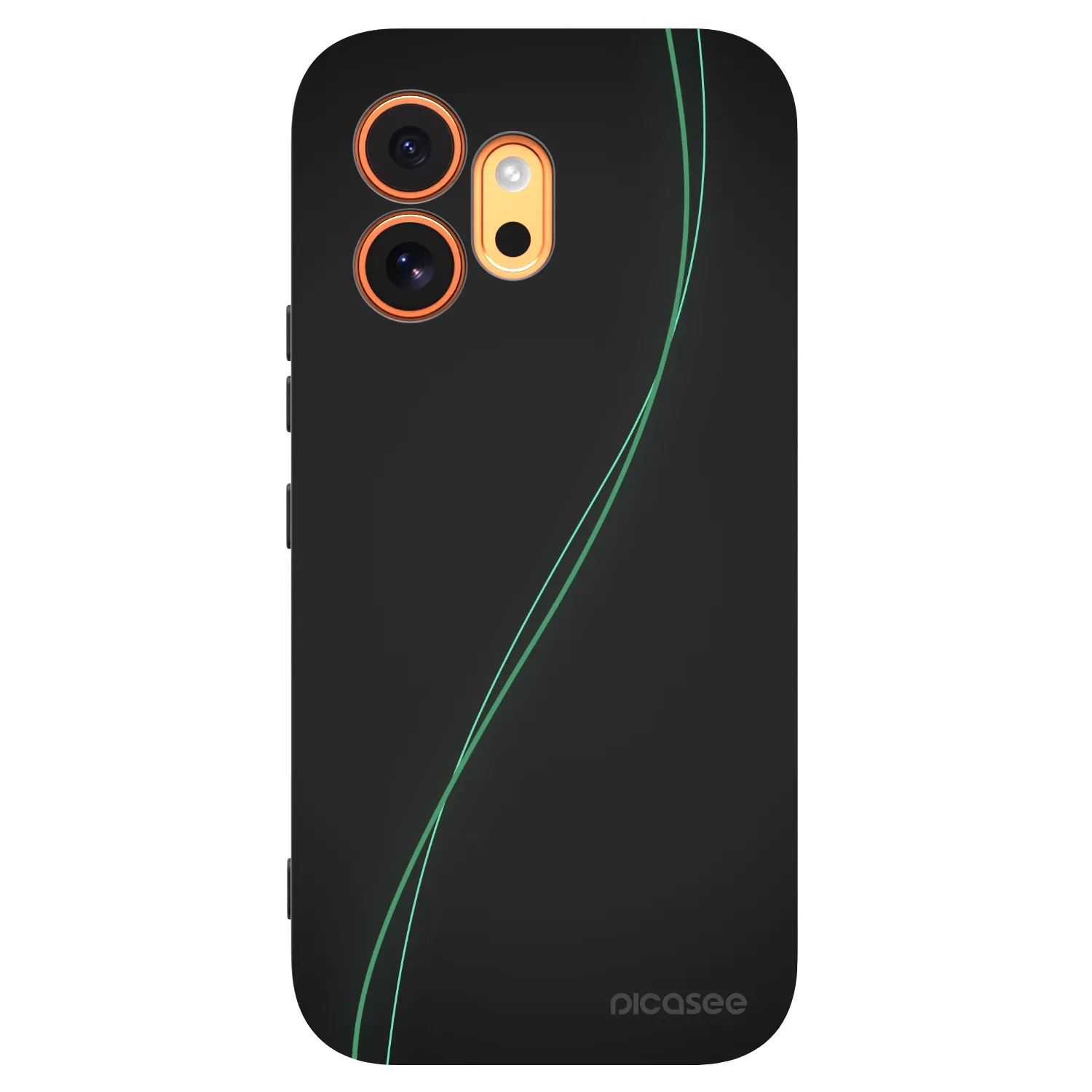 Picasee crna silikonska maskica za Honor 600 - Be Different