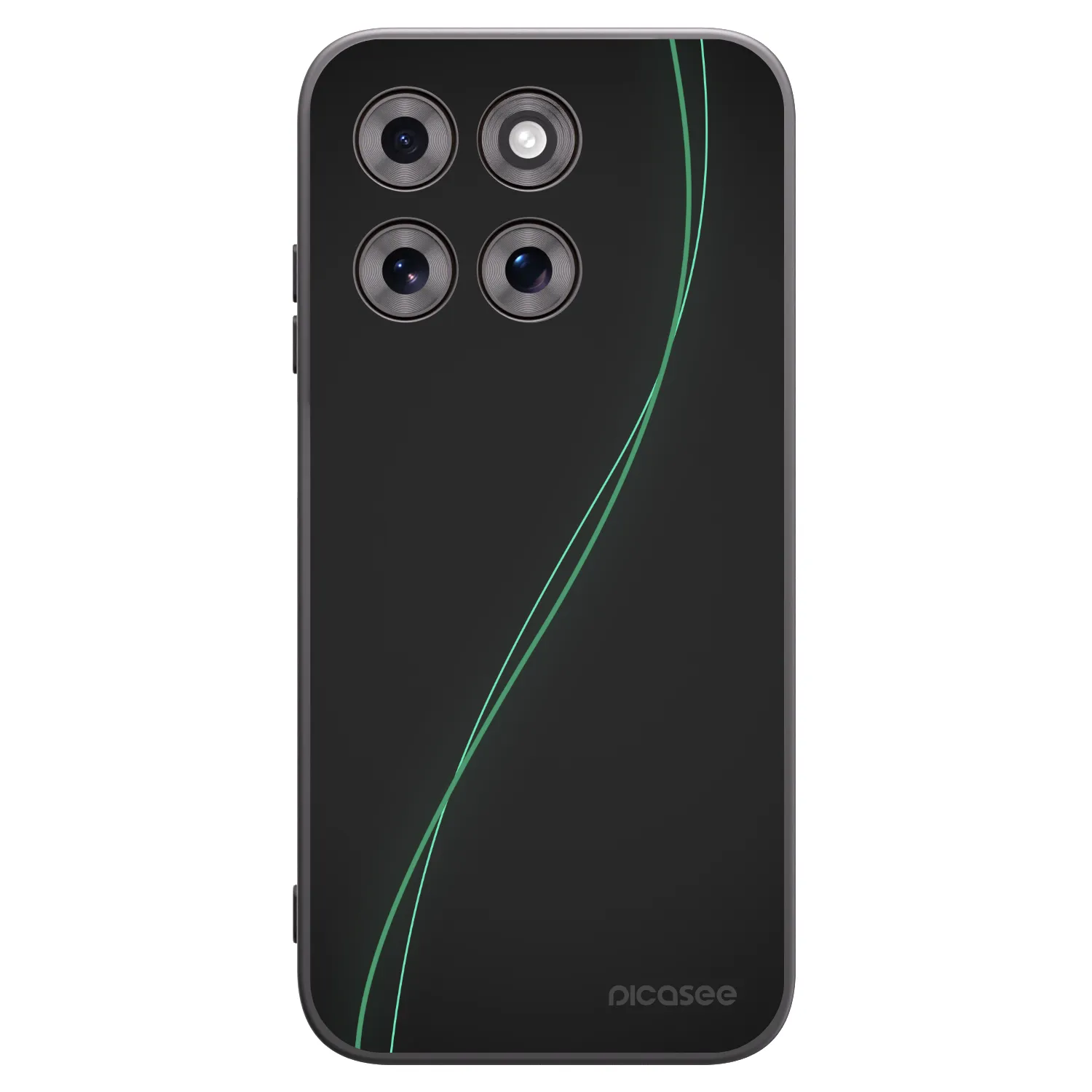Picasee crna silikonska maskica za Motorola Moto G77 - Be Different