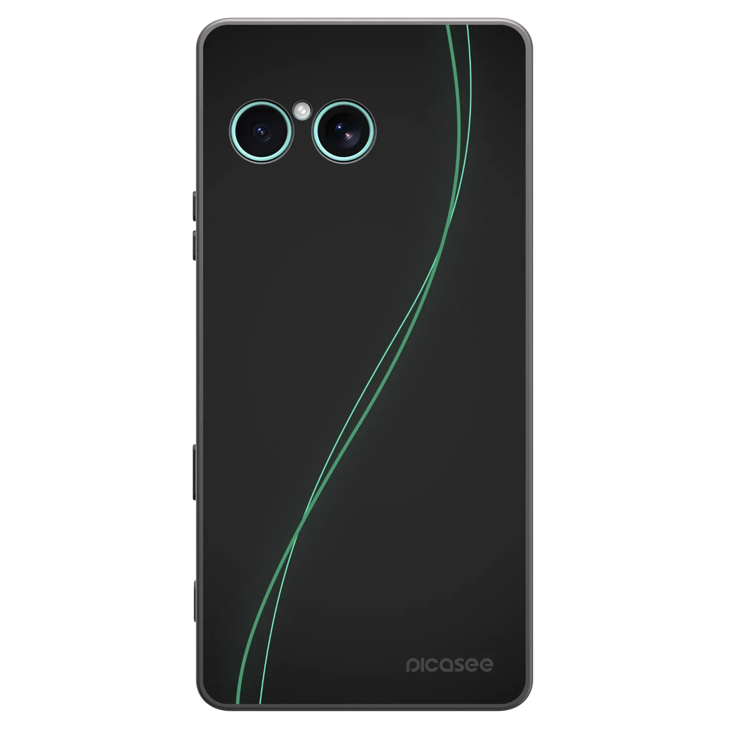 Picasee crna silikonska maskica za Sony Xperia 10 VII - Be Different