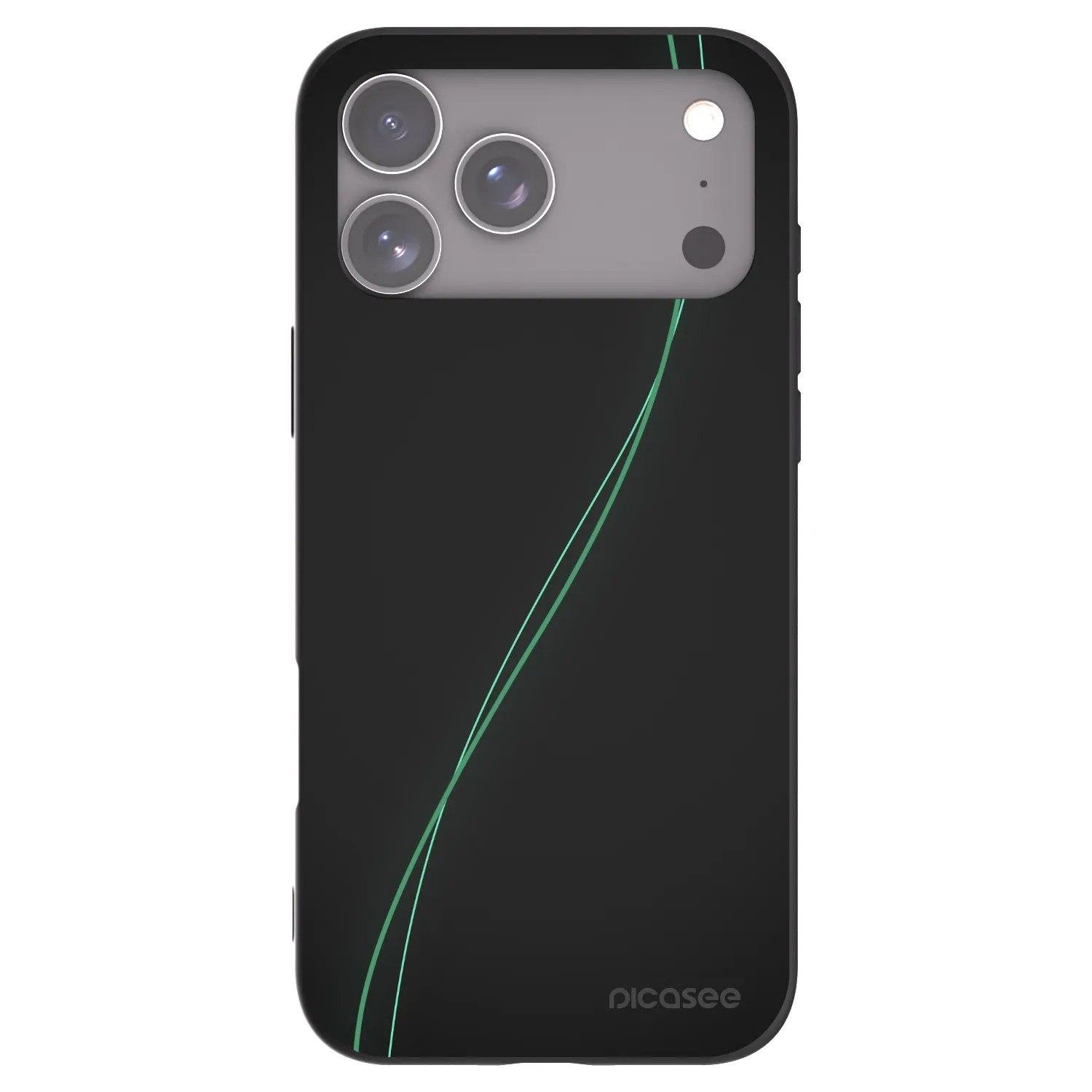 Picasee crna silikonska maskica za Apple iPhone 18 Pro Max - Be Different