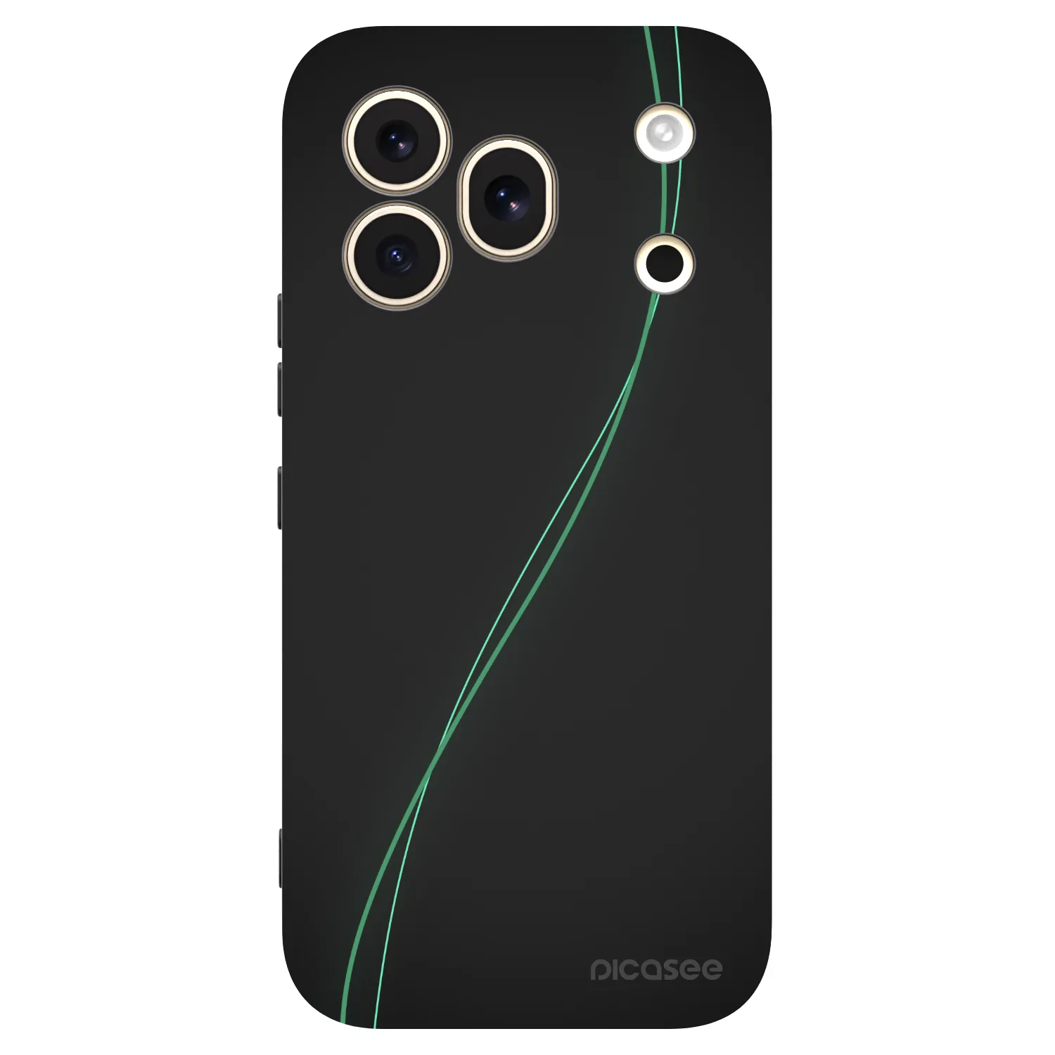 Picasee crna silikonska maskica za Honor 600 Pro - Be Different