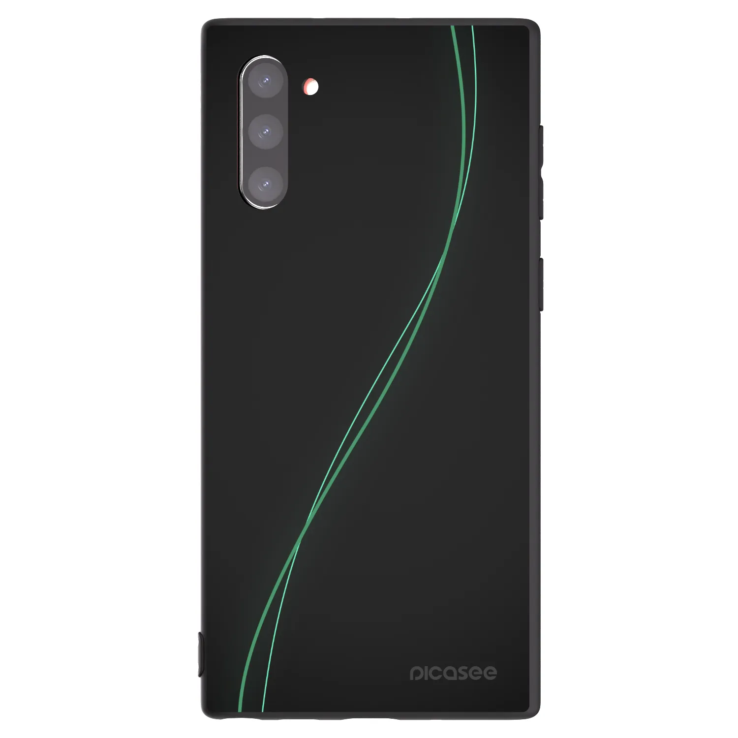 Picasee crna silikonska maskica za Samsung Galaxy Note 10 N970F - Be Different