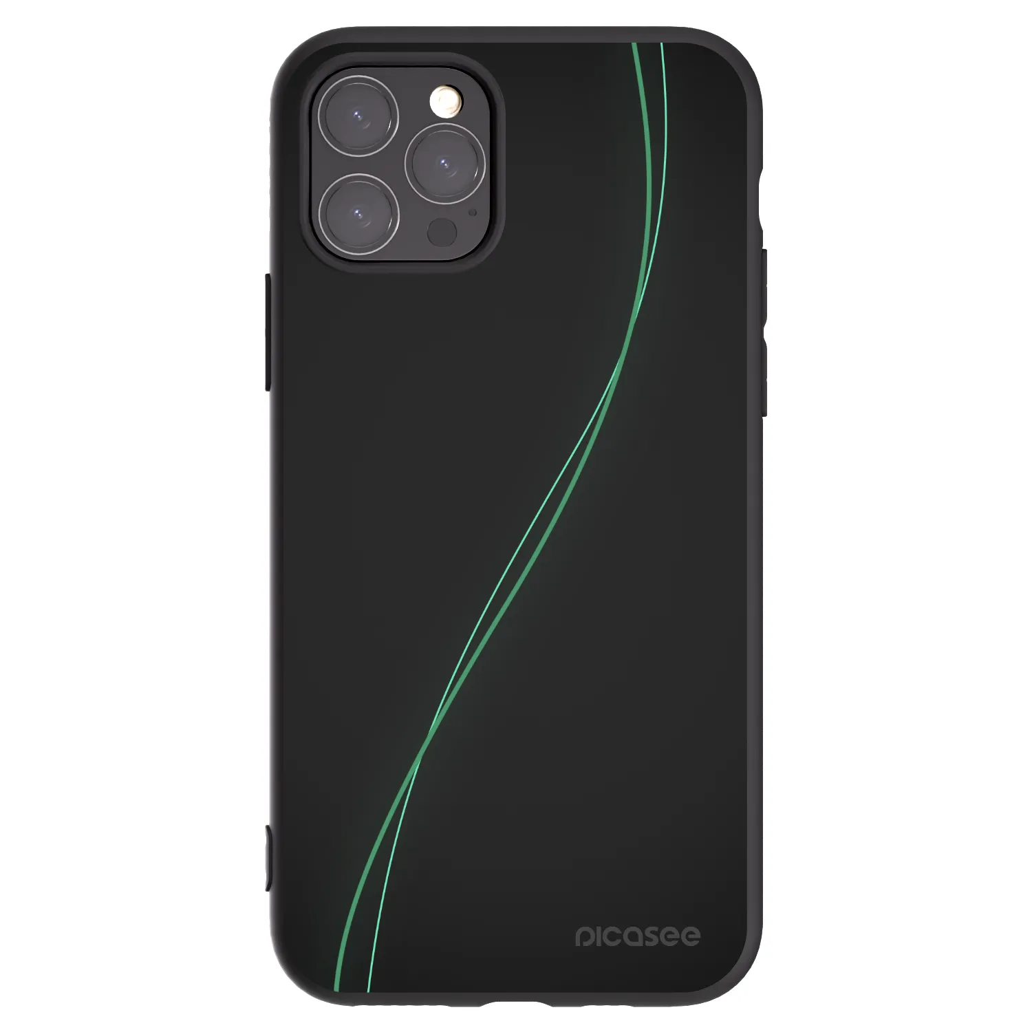 Picasee crna silikonska maskica za Apple iPhone 11 Pro - Be Different