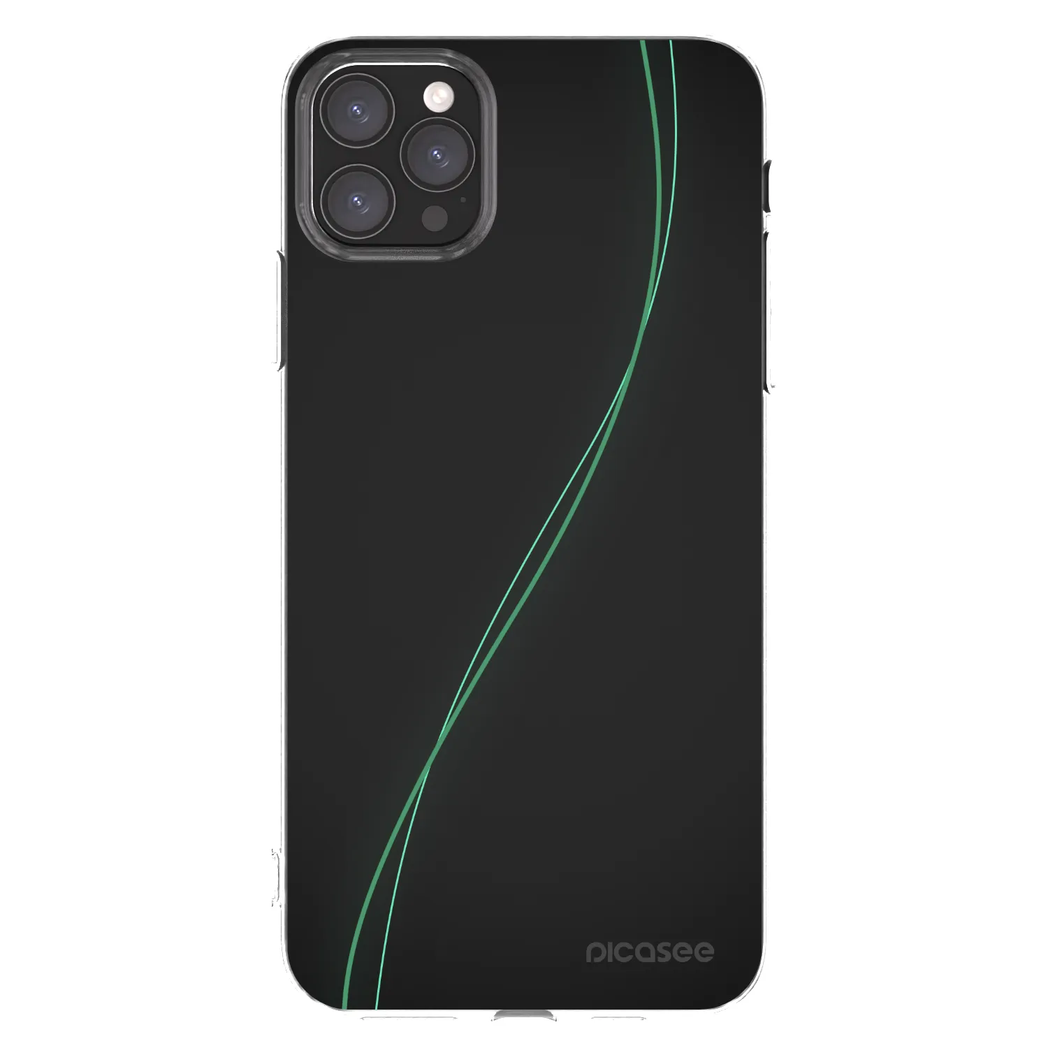 Picasee silikonska prozirna maskica za Apple iPhone 11 Pro Max - Be Different