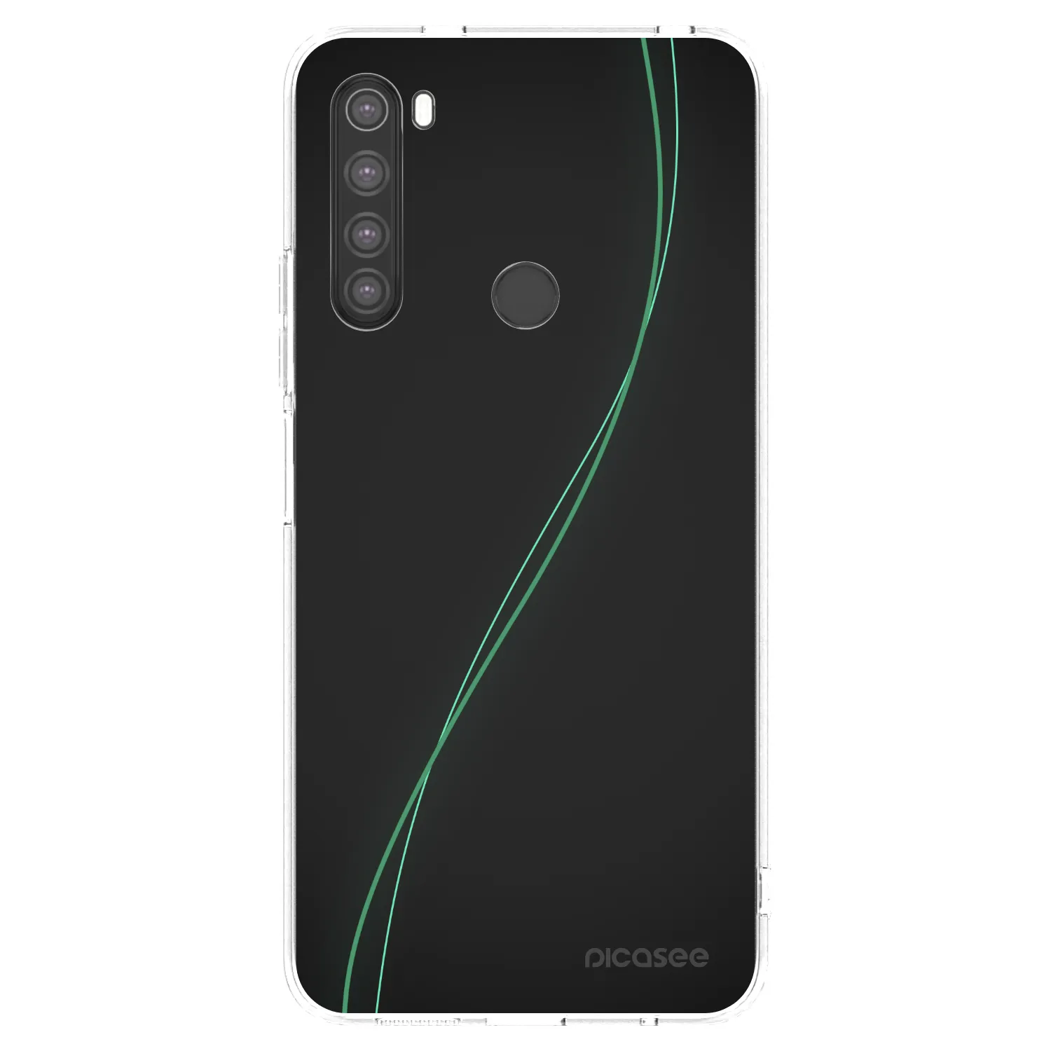 Picasee silikonska prozirna maskica za Xiaomi Redmi Note 8 - Be Different