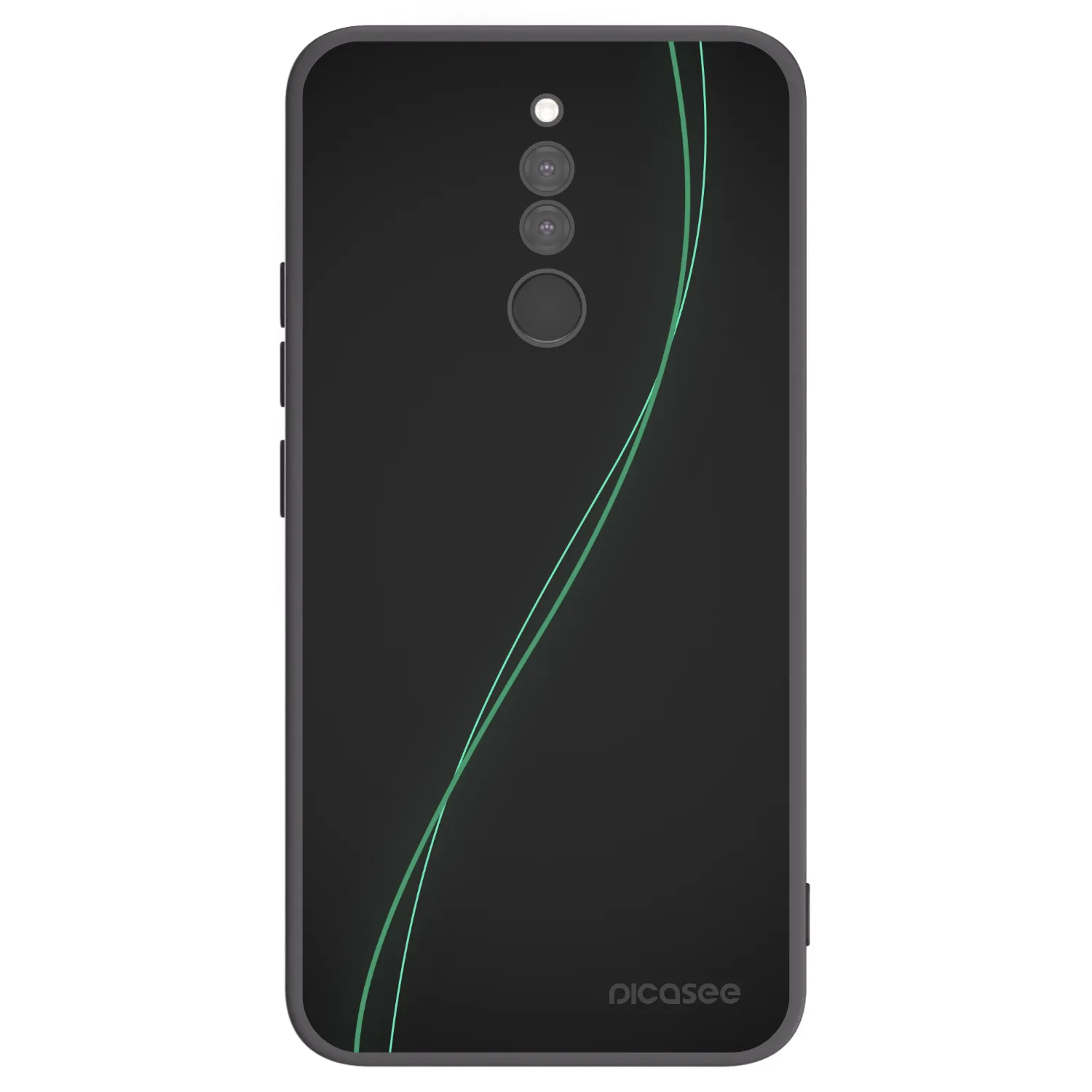 Picasee crna silikonska maskica za Xiaomi Redmi 8 - Be Different