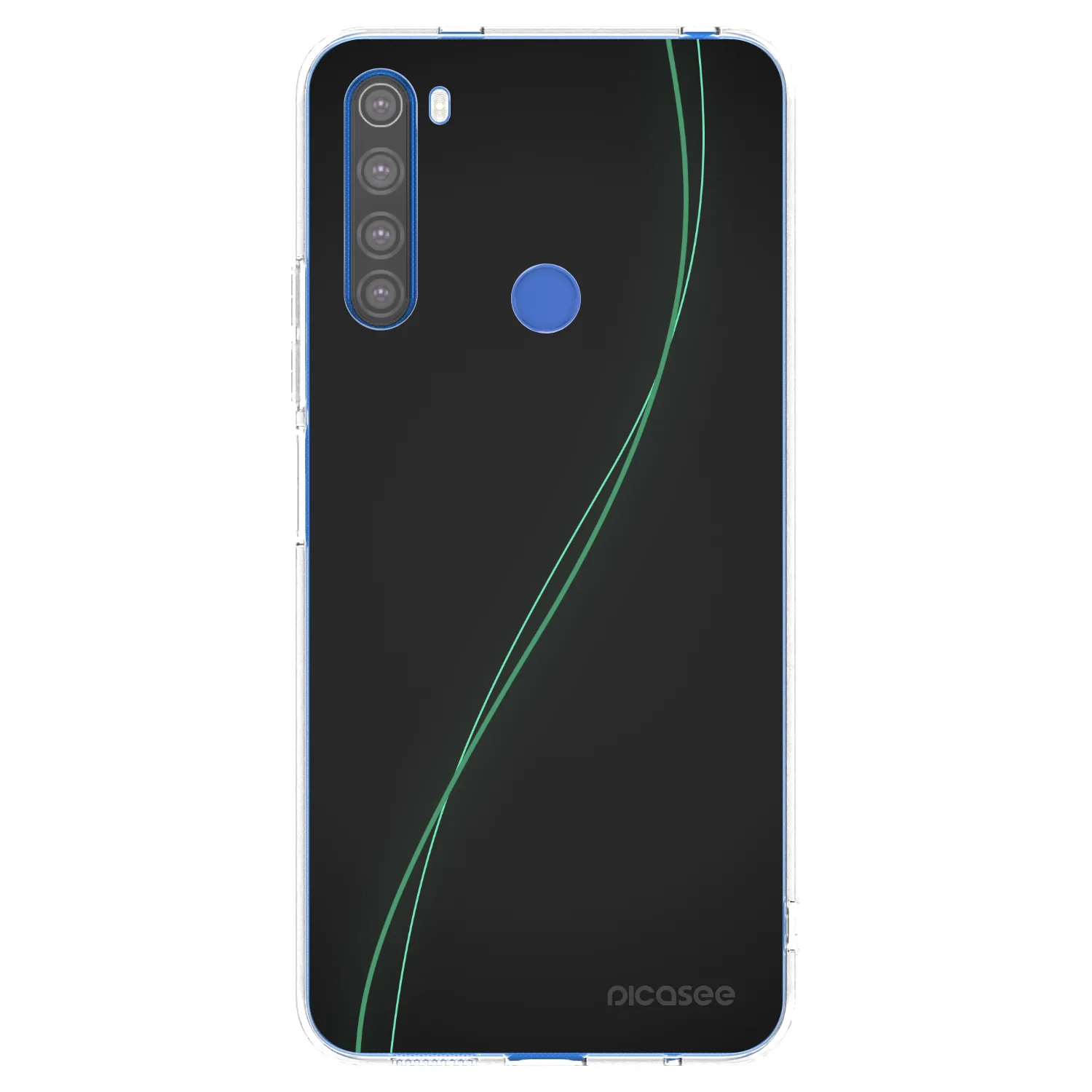Picasee silikonska prozirna maskica za Xiaomi Redmi Note 8T - Be Different