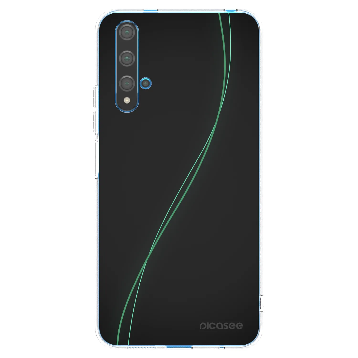 Picasee silikonska prozirna maskica za Huawei Nova 5T - Be Different