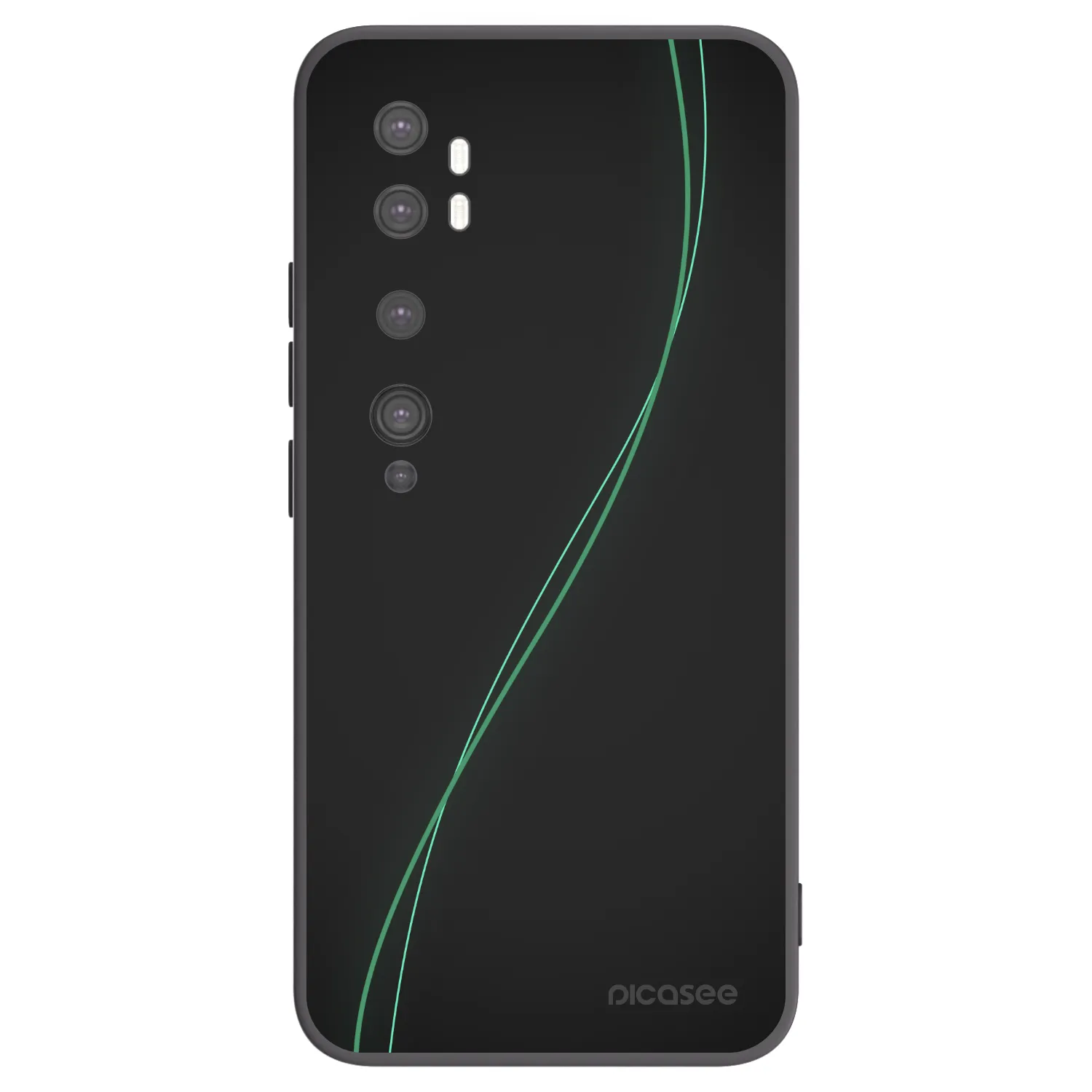 Picasee crna silikonska maskica za Xiaomi Mi Note 10 (Pro) - Be Different
