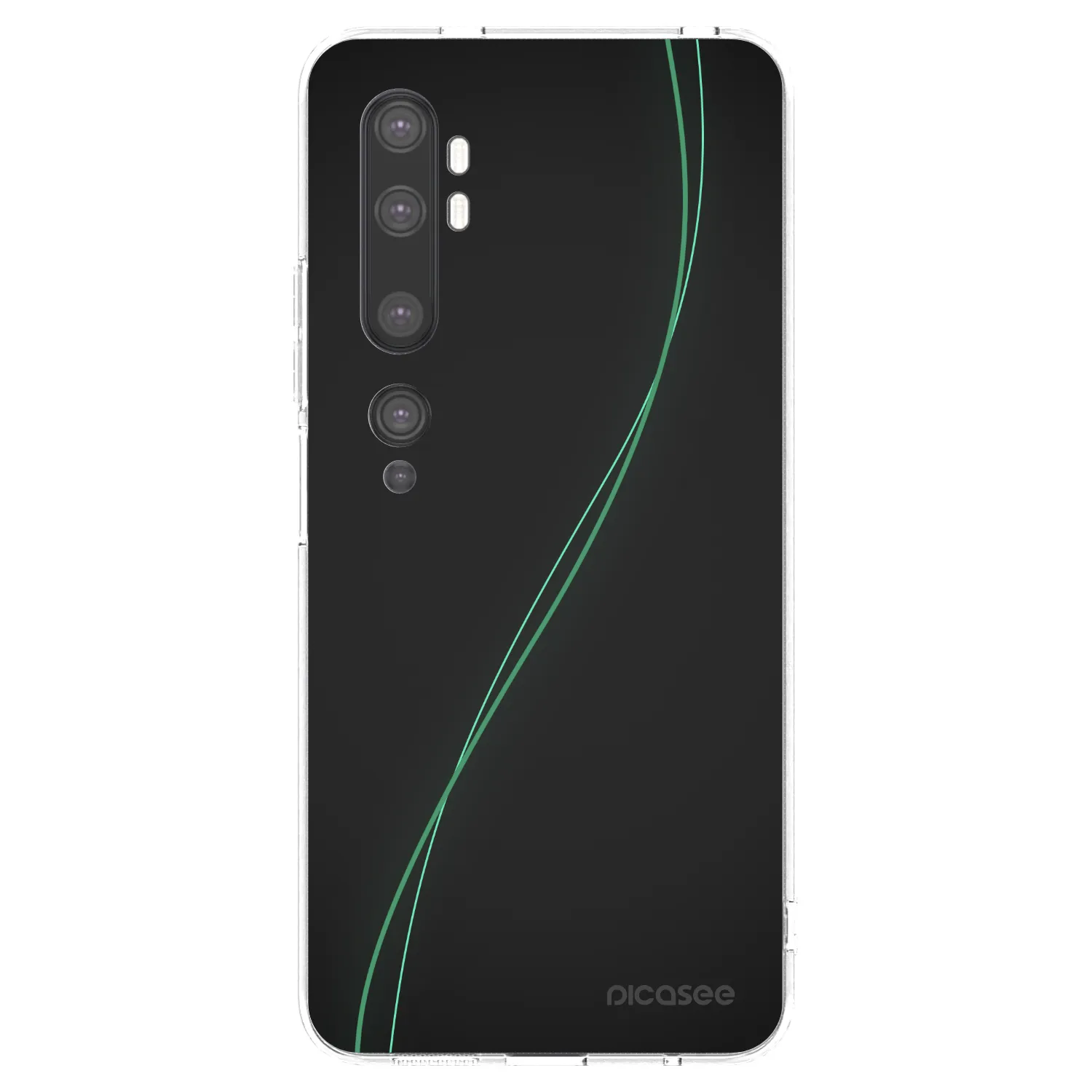 Picasee silikonska prozirna maskica za Xiaomi Mi Note 10 (Pro) - Be Different