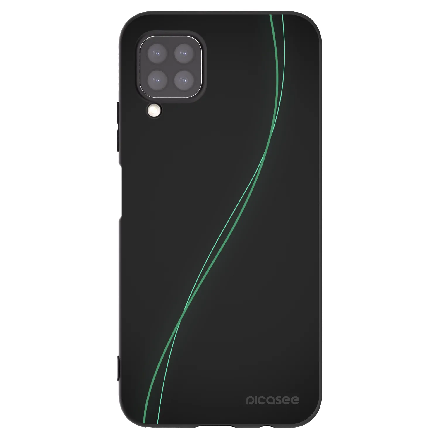 Picasee crna silikonska maskica za Huawei P40 Lite - Be Different