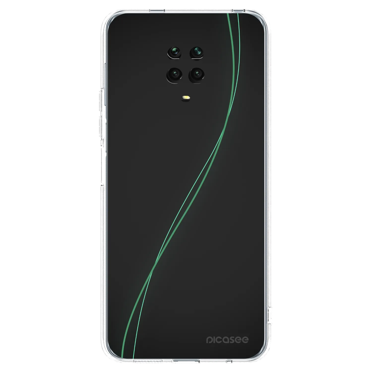 Picasee silikonska prozirna maskica za Xiaomi Redmi Note 9 Pro - Be Different