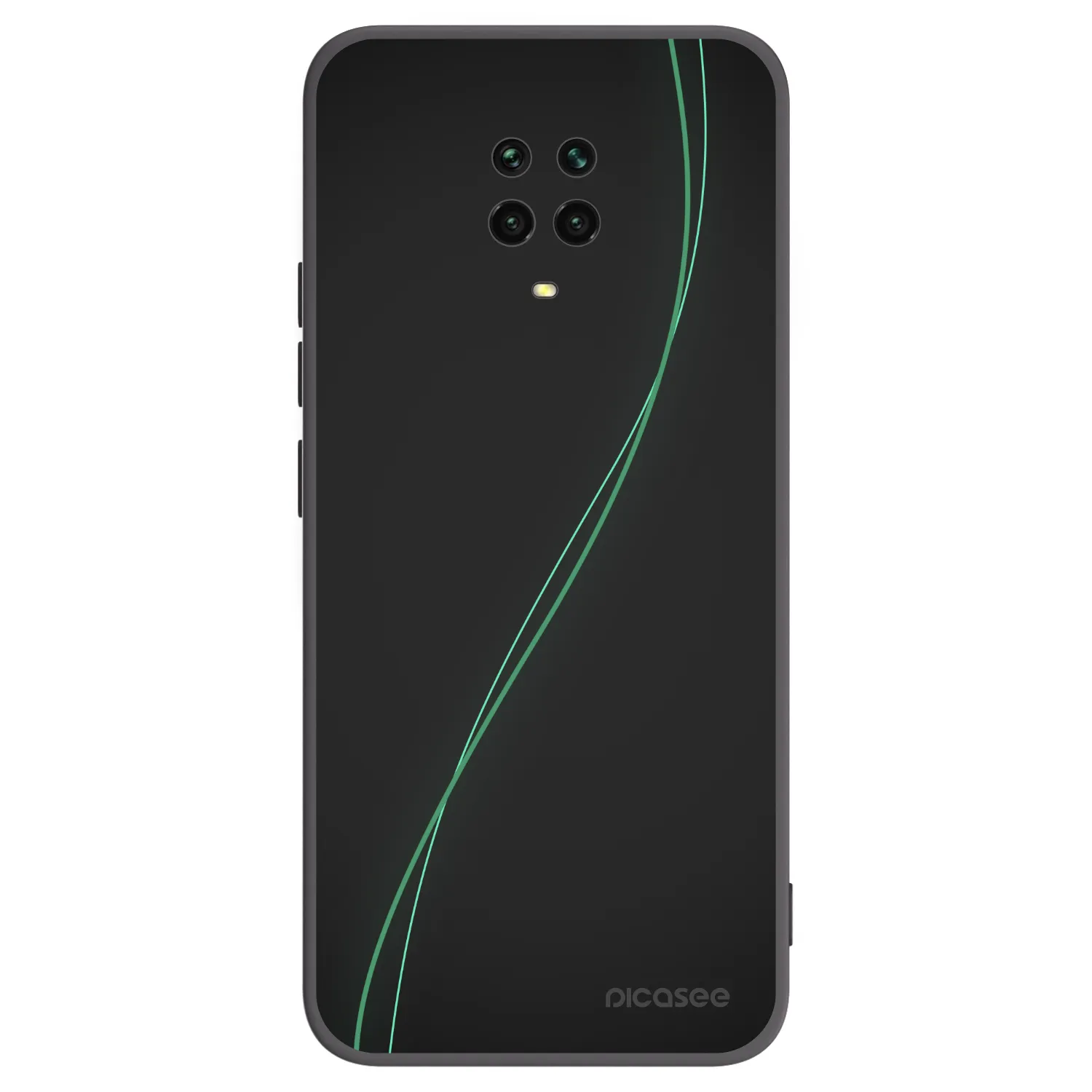 Picasee crna silikonska maskica za Xiaomi Redmi Note 9 Pro - Be Different