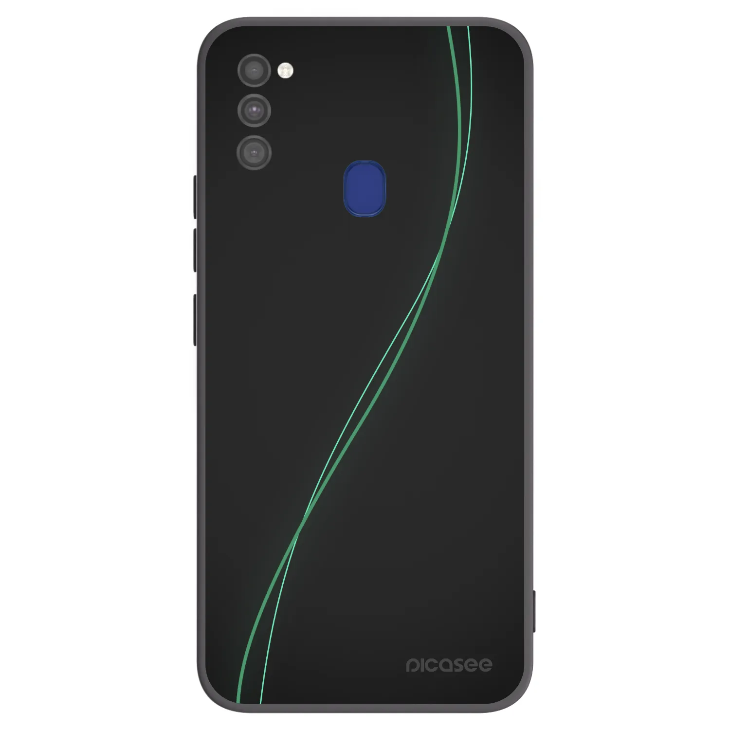 Picasee crna silikonska maskica za Samsung Galaxy M21 M215F - Be Different