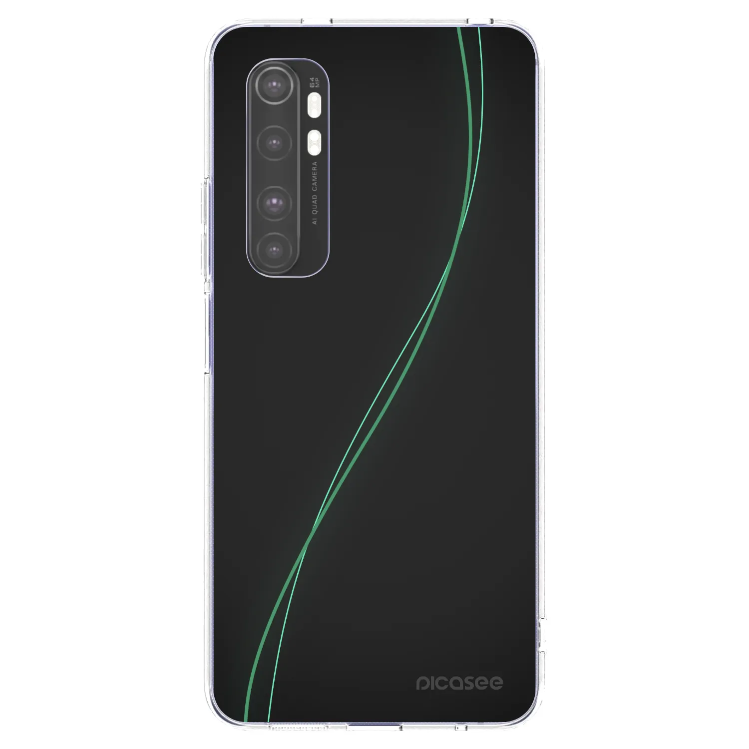 Picasee silikonska prozirna maskica za Xiaomi Mi Note 10 Lite - Be Different
