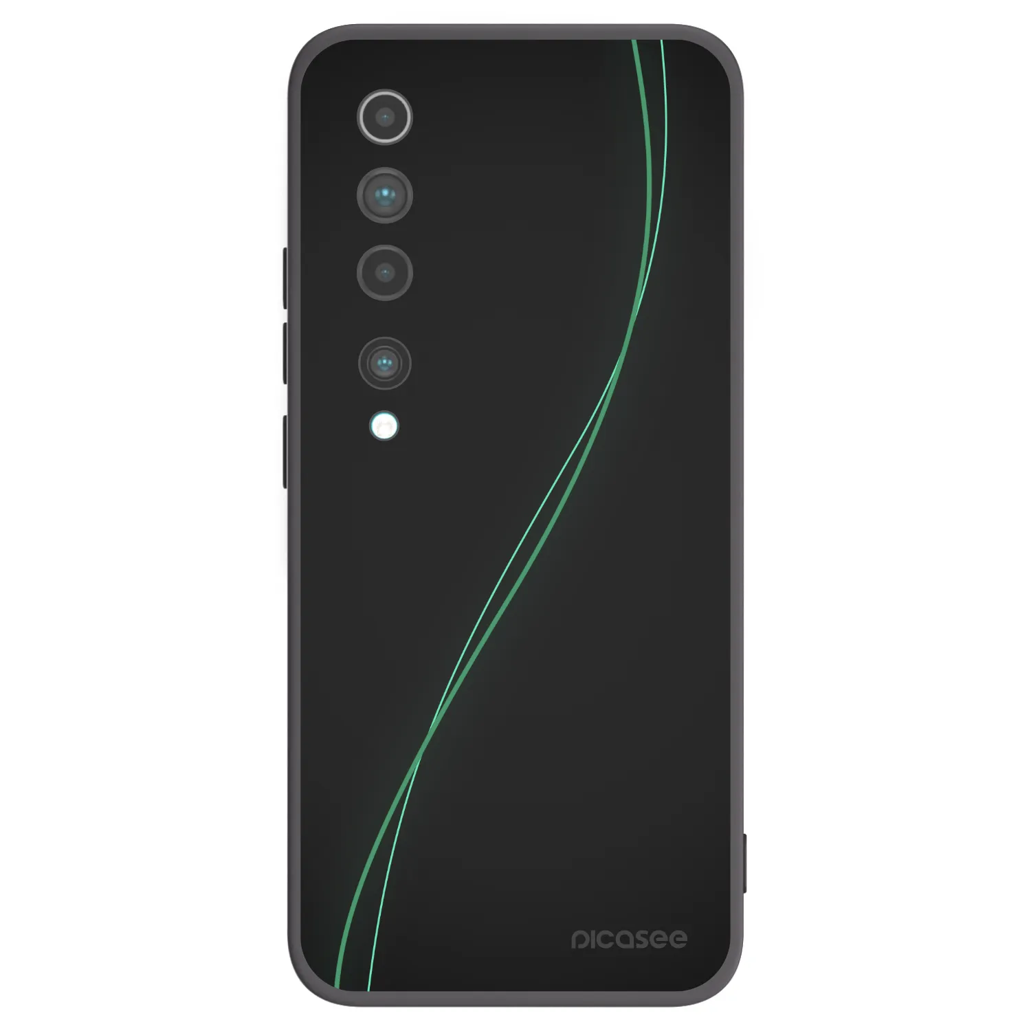 Picasee crna silikonska maskica za Xiaomi Mi 10 - Be Different