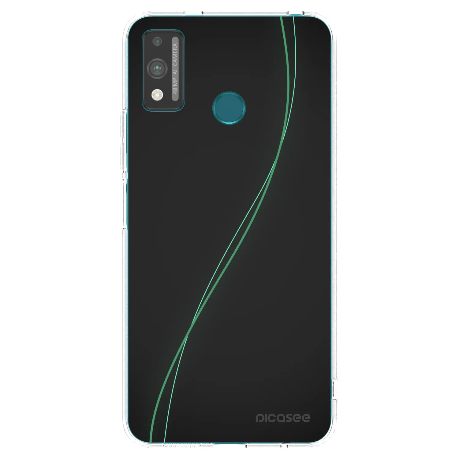 Picasee silikonska prozirna maskica za Honor 9X Lite - Be Different