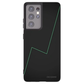 Picasee crna silikonska maskica za Samsung Galaxy S21 Ultra 5G G998B - Consistency