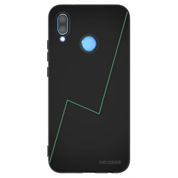 Picasee crna silikonska maskica za Huawei P20 Lite - Consistency