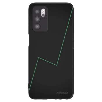 Picasee crna silikonska maskica za OPPO A16s - Consistency