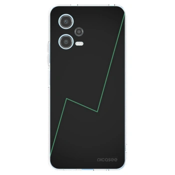 Picasee silikonska prozirna maskica za Xiaomi Redmi Note 12 5G - Consistency