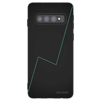 Picasee crna silikonska maskica za Samsung Galaxy S10 G973 - Consistency