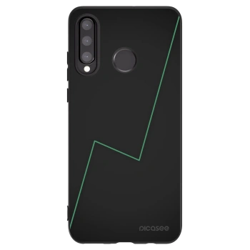 Picasee crna silikonska maskica za Huawei P30 Lite - Consistency