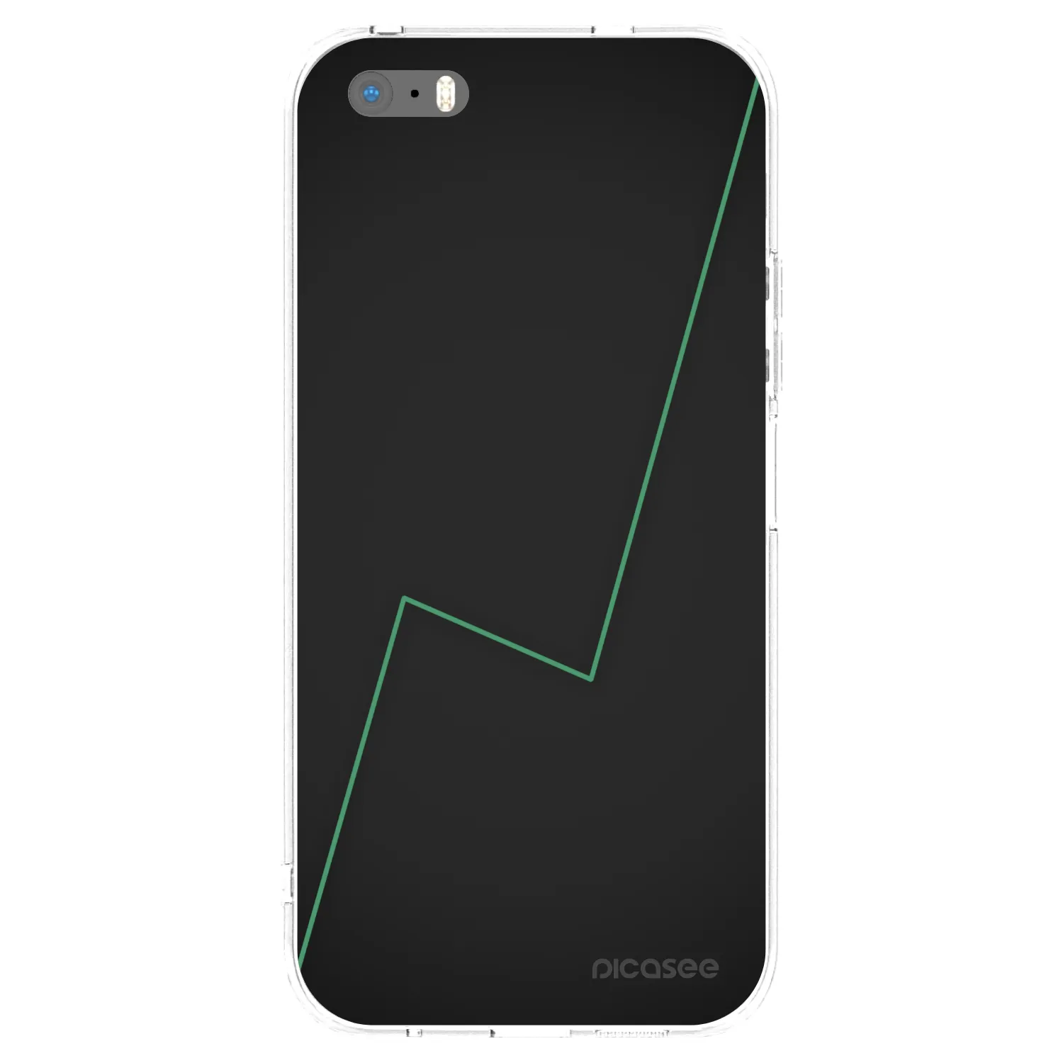 Picasee silikonska prozirna maskica za Apple iPhone 5/5S/SE - Consistency