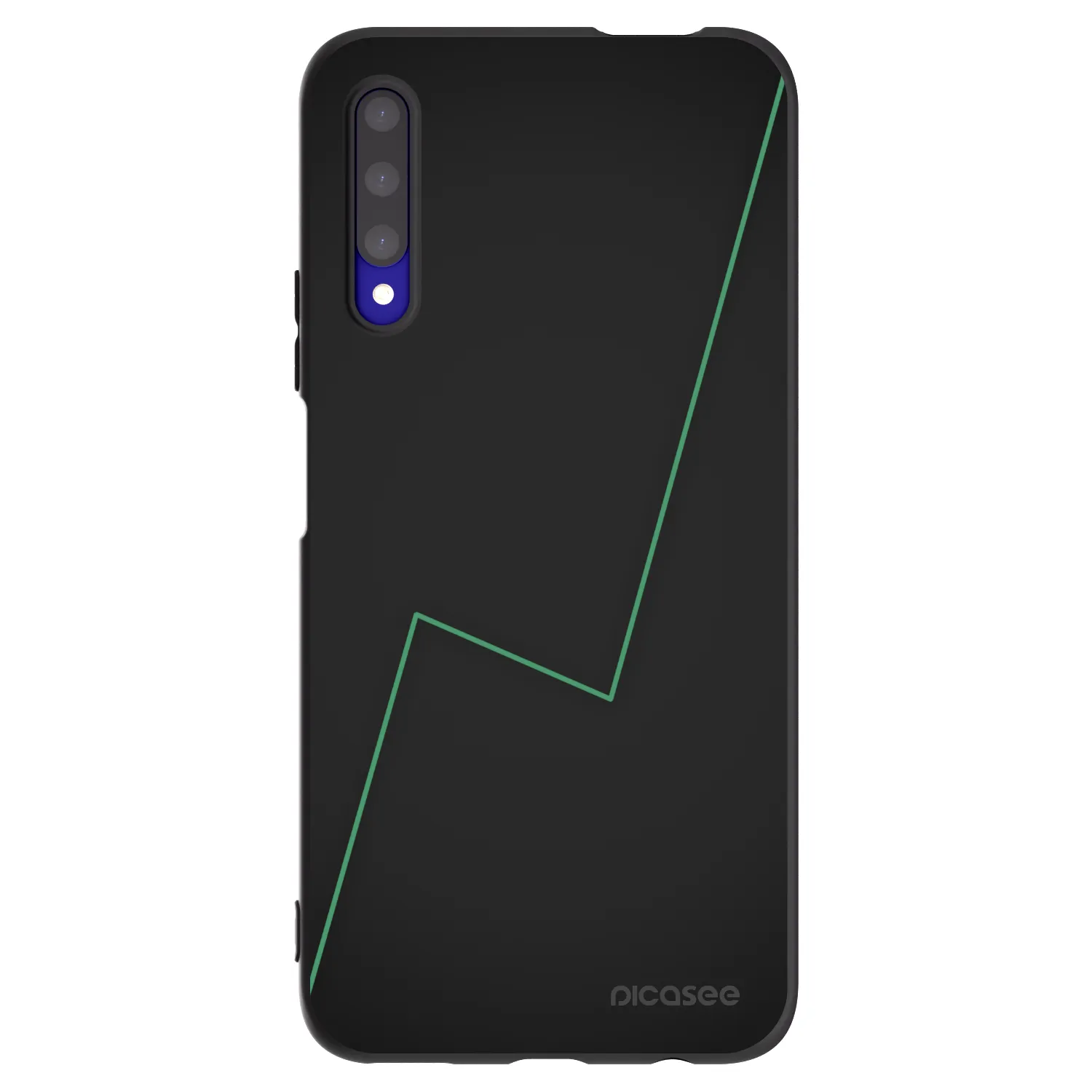 Picasee crna silikonska maskica za Honor 9X Pro - Consistency