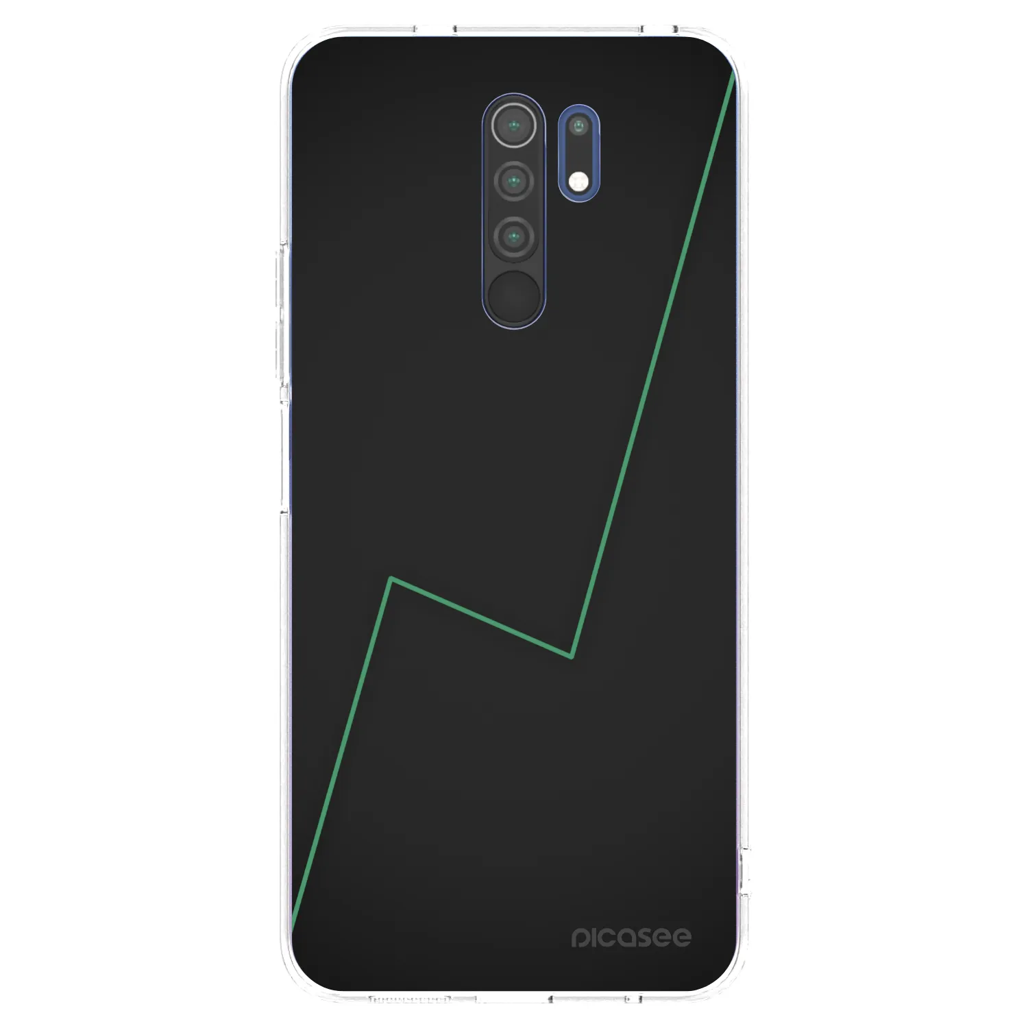 Picasee silikonska prozirna maskica za Xiaomi Redmi 9 - Consistency