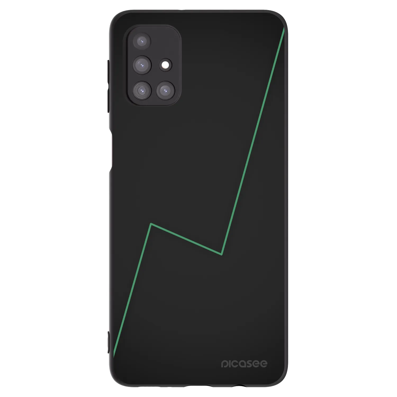 Picasee crna silikonska maskica za Samsung Galaxy M31s - Consistency