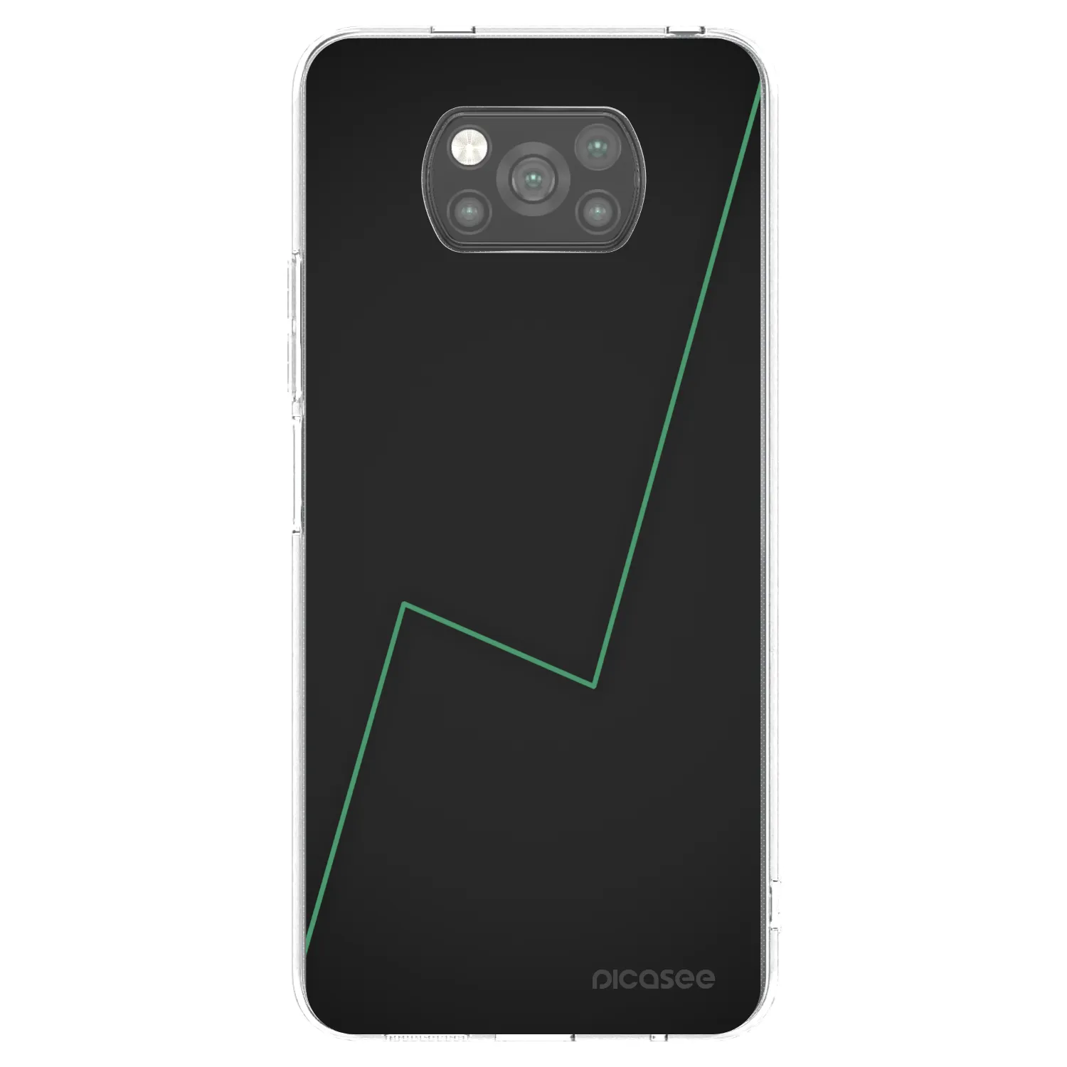 Picasee crna silikonska maskica za Xiaomi Poco X3 - Consistency
