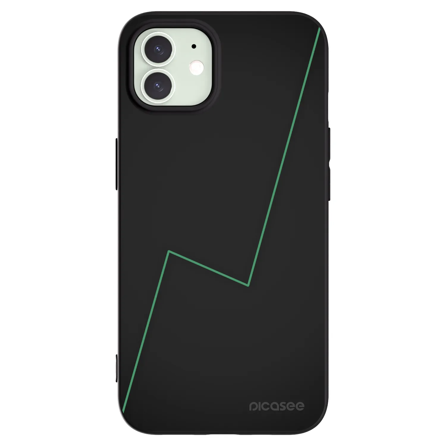 Picasee crna silikonska maskica za Apple iPhone 12 - Consistency
