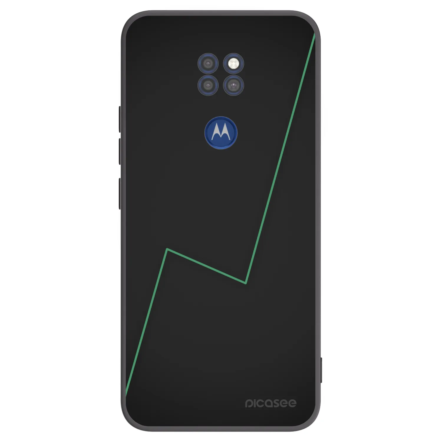 Picasee crna silikonska maskica za Motorola Moto G9 Play - Consistency